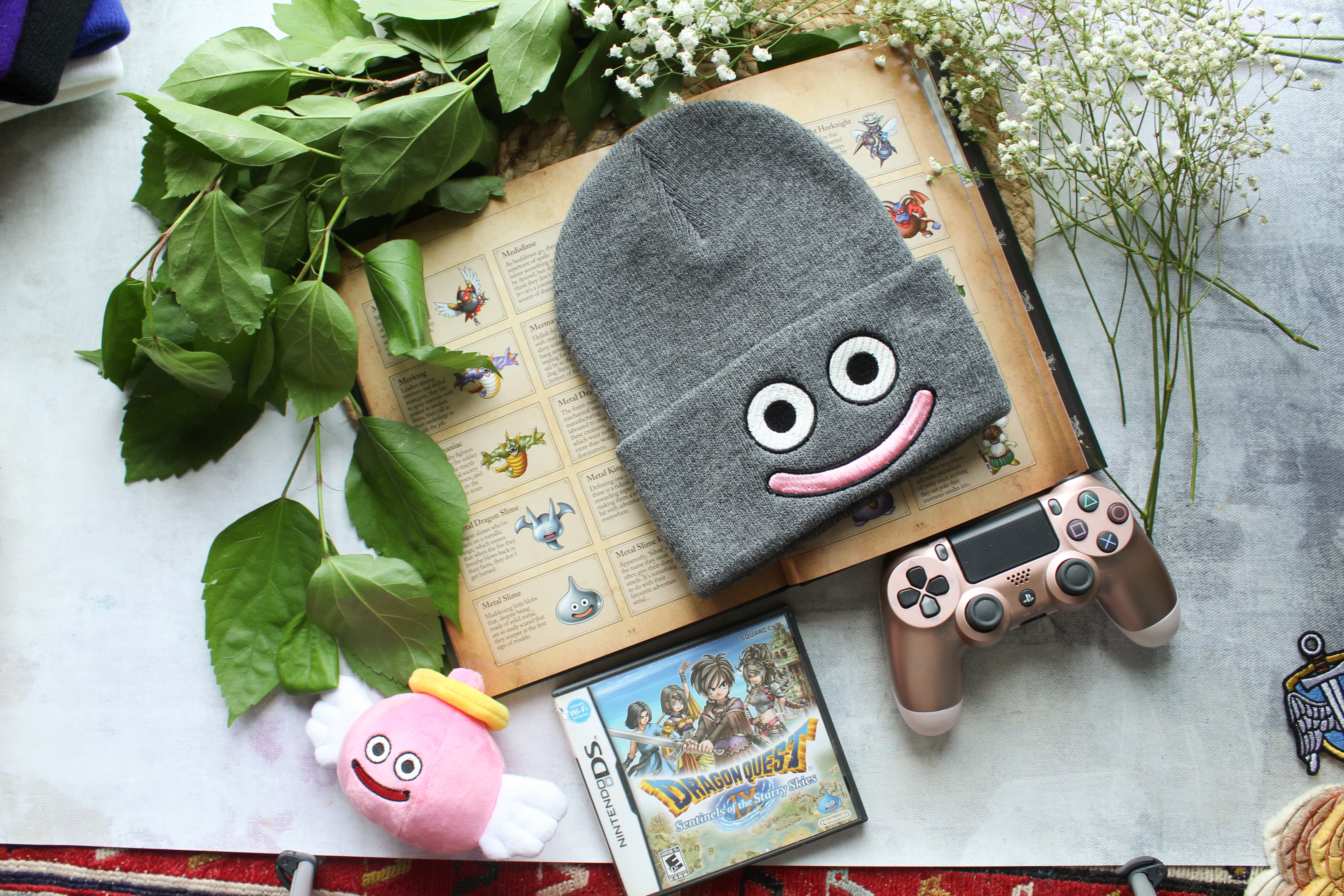 Dragon Quest Slime Face Beanie | Embroidered | She-Slime